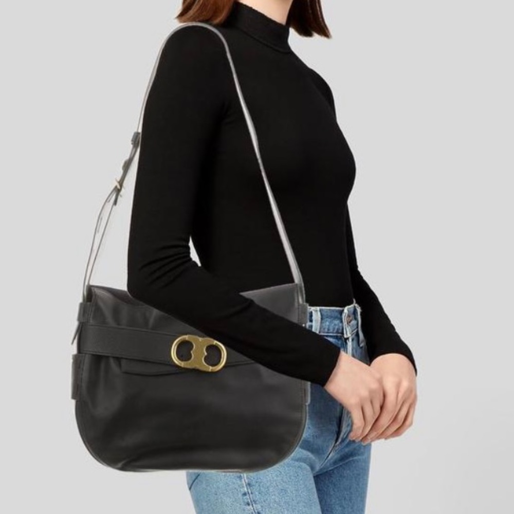 Tory Burch Gemini Leather Crossbody Bag